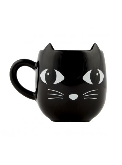 Black cat bögre