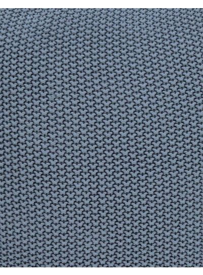 Nordic knit díszpárna, füst kék